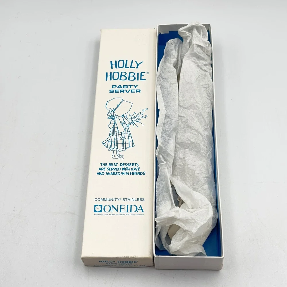 Oneida Holly Hobbie Party‎ Server Community Stainless Vintage American Greetings